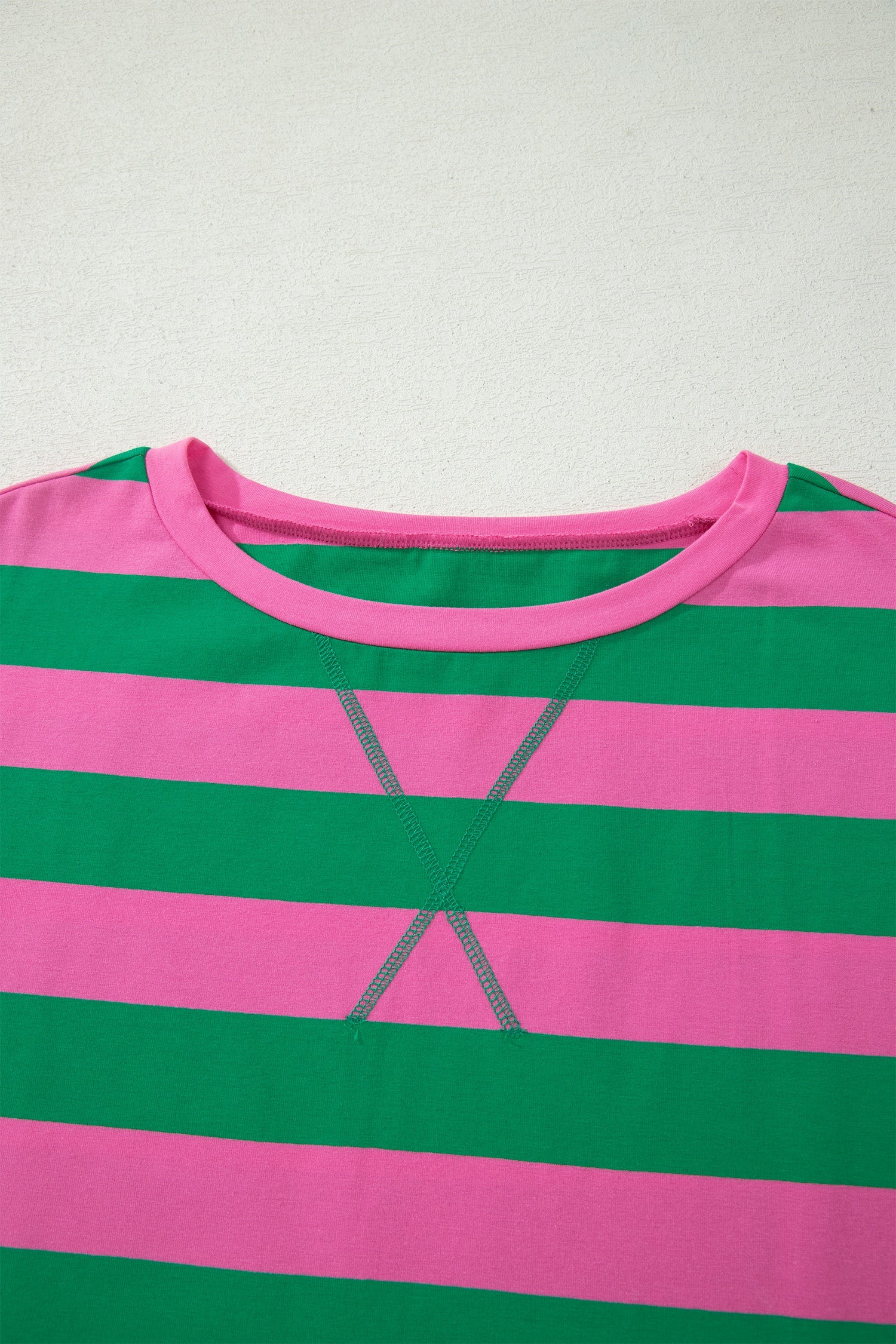 Yellow Stripe Dolman Tee Drawstring Skort Athletic 2pcs Set